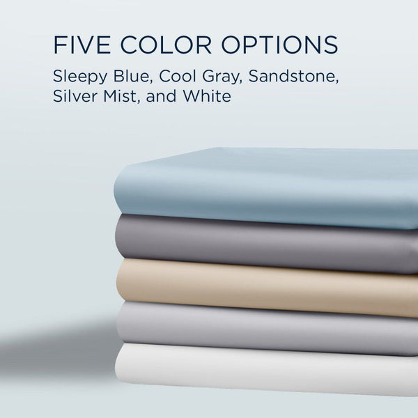 Linens - Tempur Classic Cotton Sheet Set - Sleepy Silver Mist - King