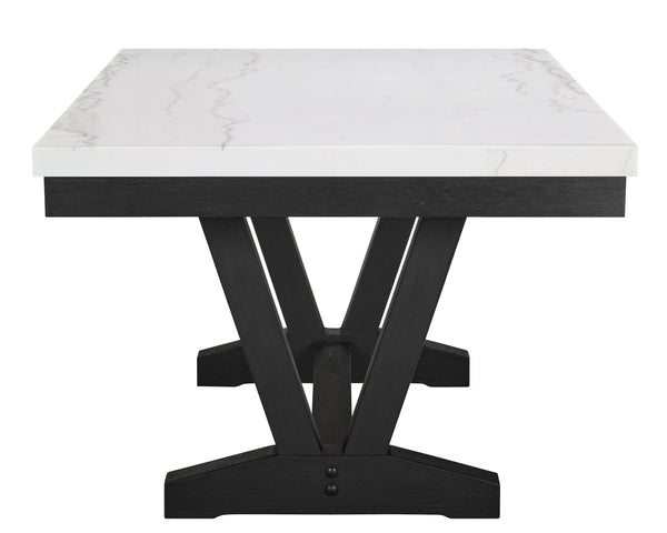 Varley - 5 Piece Rectangular Dining Room Set - White / Gray