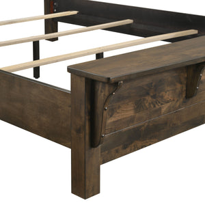 Blue Ridge - 6/6 King Bed - Dark Brown