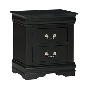 Louis Philip - King 5 Piece Bedroom Set - Black