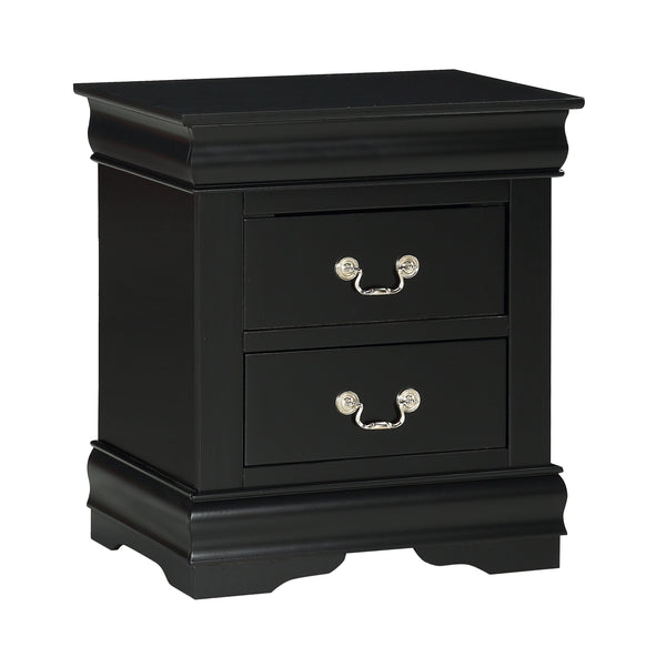 Louis Philip - Twin 5 Piece Bedroom Set - Black
