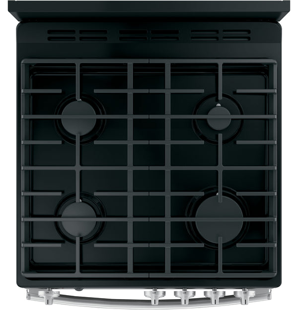 GE® 24"  Steam Clean Free-Standing/Slide-in Gas Range