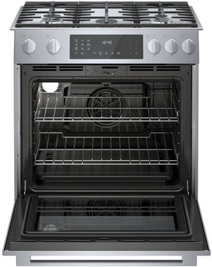 800 Series, Dual Fuel Slide-in Range, 30'', Stainless Steel
