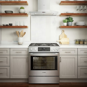 800 Series, Dual Fuel Slide-in Range, 30'', Stainless Steel