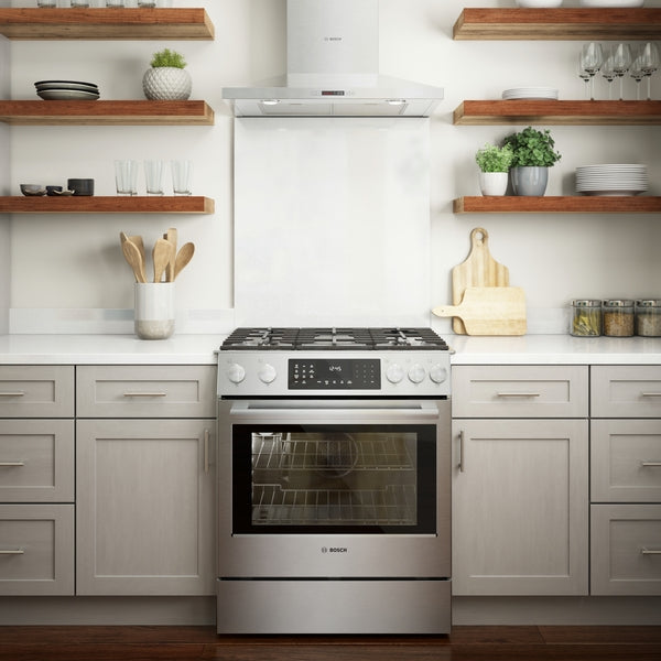 800 Series, Dual Fuel Slide-in Range, 30'', Stainless Steel