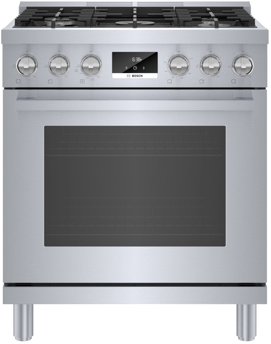 800 Series, Dual Fuel Freestanding Range, 30'', Stainless Steel