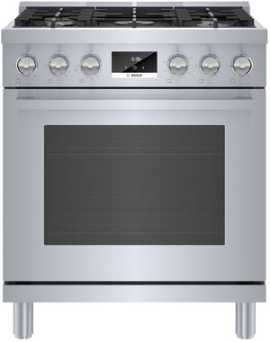 800 Series, Dual Fuel Freestanding Range, 30'', Stainless Steel