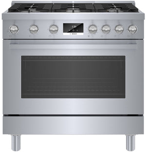 800 Series, Dual Fuel Freestanding Range, 36'', Stainless Steel