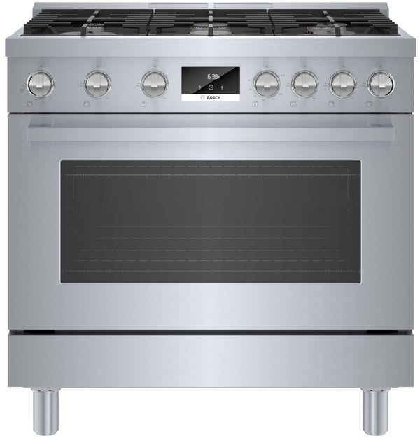 800 Series, Dual Fuel Freestanding Range, 36'', Stainless Steel