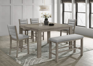 Renwick - Counter Height Bench - Gray