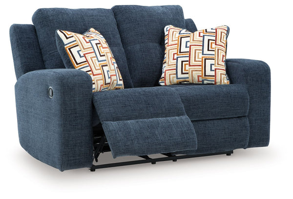 Danum - Ink - Reclining Loveseat