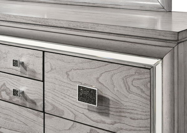 Vail - King 5 Piece Bedroom Set - Gray