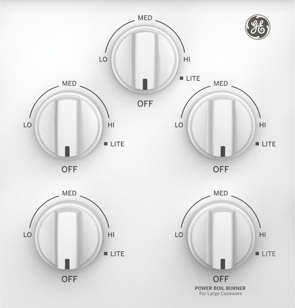 GE® 36" Built-In Gas Cooktop with Dishwasher-Safe Grates