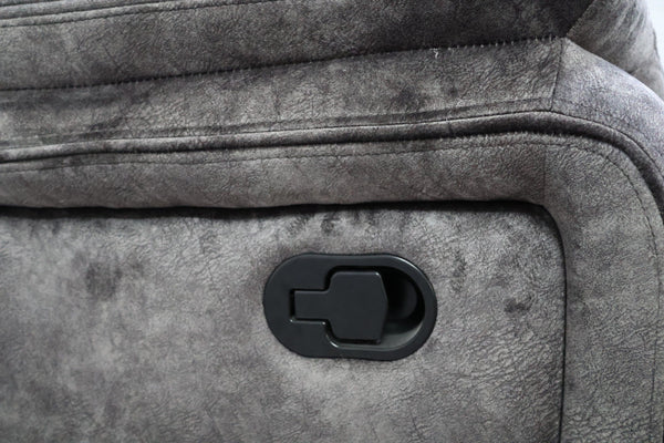 Park City - Sofa With Dual Recliner - Slate