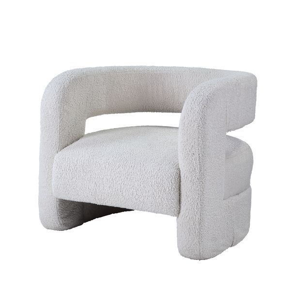 Seat Construction: Full FoamBucket Backrest with Open Frame<br/><br/><b>Product Features</b><ul><li>Seat Construction: Full Foamâ€§Bucket Backrest with Open Frame â€§Tight Seat & Back Cushionâ€§Wooden Inner Frame</li><li>Case: 1Pc/1Ctn</li><li>Finish: Whi