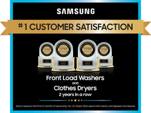 Bespoke AI Laundry Hub 5.3 cu. ft. Ultra Capacity Single Unit Washer with AI OptiWash and 7.6 cu. ft. Gas Dryer in Satin Green