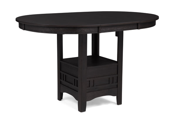 Hartwell - Mesa de altura de mostrador - Negro carbón