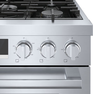 800 Series, Dual Fuel Freestanding Range, 30'', Stainless Steel