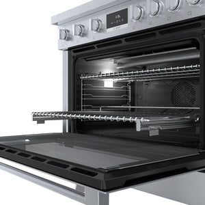 800 Series, Dual Fuel Freestanding Range, 36'', Stainless Steel