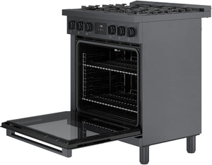 800 Series, Gas Freestanding Range, 30'', Black Stainless Steel