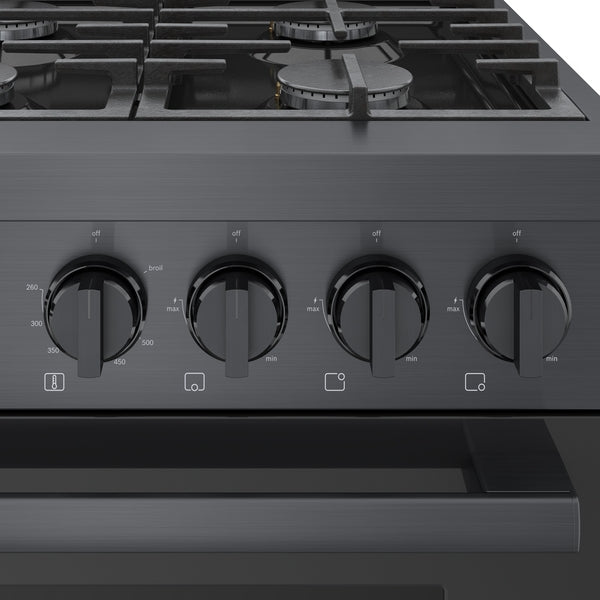 800 Series, Gas Freestanding Range, 36'', Black Stainless Steel