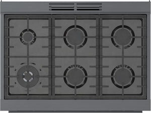 800 Series, Gas Freestanding Range, 36'', Black Stainless Steel