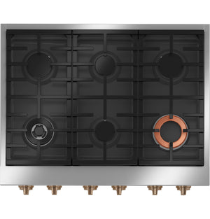 Café™ 36" Commercial-Style Gas Rangetop with 6 Burners (Natural Gas)
