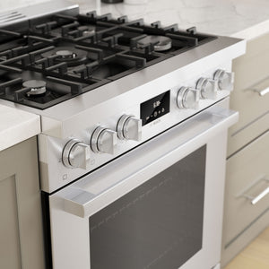 800 Series, Dual Fuel Freestanding Range, 30'', Stainless Steel