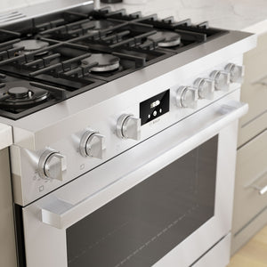 800 Series, Dual Fuel Freestanding Range, 36'', Stainless Steel