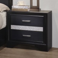 Miranda 2 Drawer Night Stand with Hidden Jewelry Tray