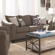 Salizar Grey Sofa with Flared Arms