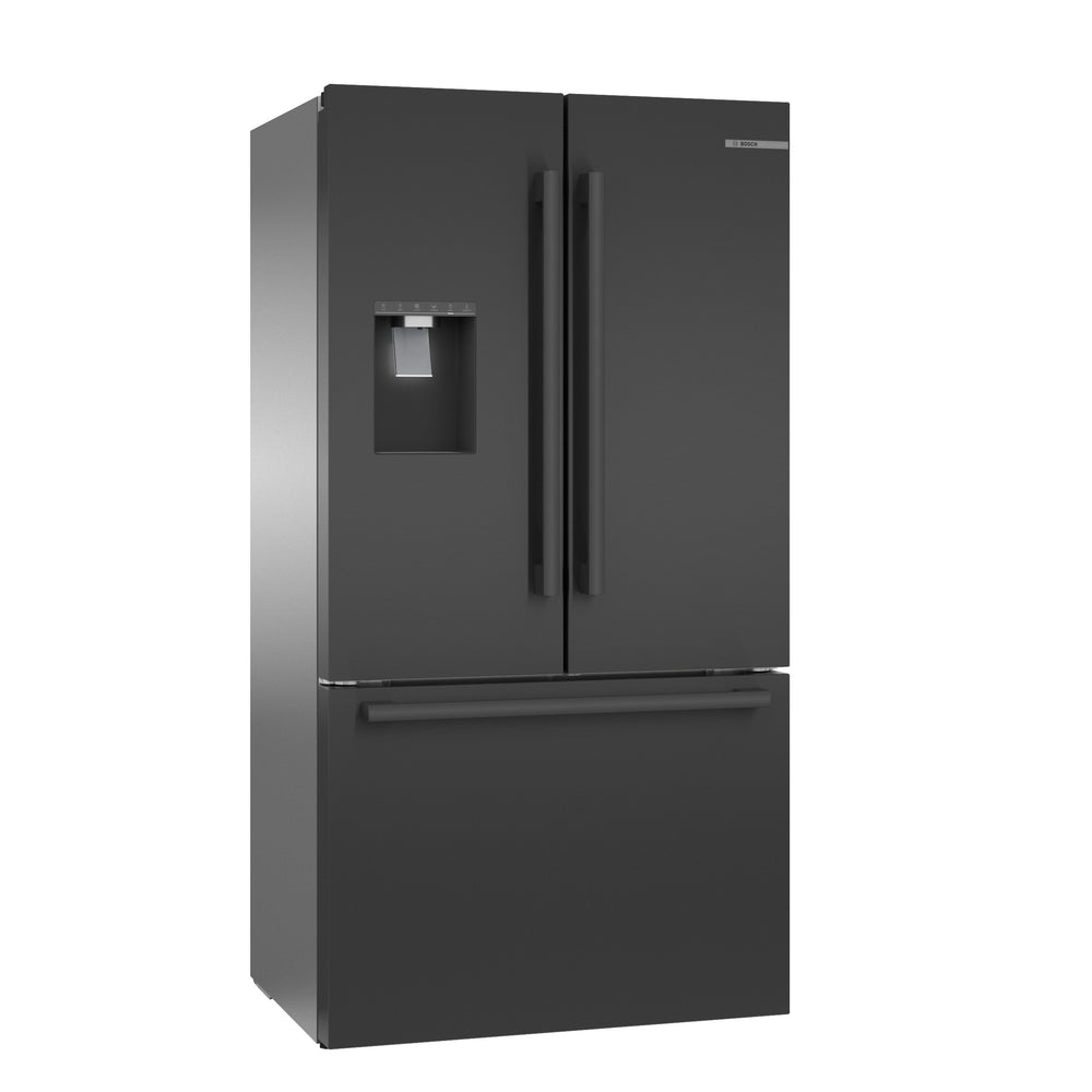 500 Series, French Door Bottom Mount Refrigerator, 36'', Black Stainless Steel