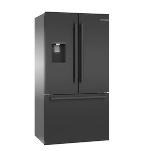 500 Series, French Door Bottom Mount Refrigerator, 36'', Black Stainless Steel