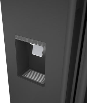 500 Series, French Door Bottom Mount Refrigerator, 36'', Black Stainless Steel