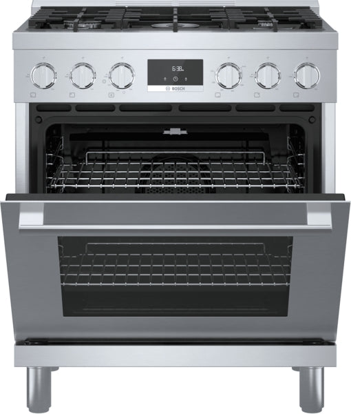 800 Series, Gas Freestanding Range, 30'', Stainless Steel