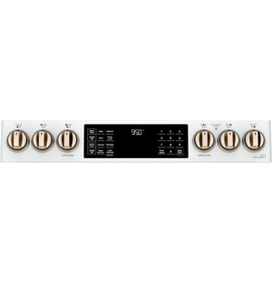 Café™ 30" Smart Slide-In, Front-Control, Induction and Convection Double-Oven Range