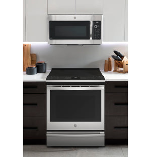 GE Profile™ ENERGY STAR 30" Smart Slide-In Fingerprint Resistant Front-Control Induction and Convection Range with No Preheat Air Fry