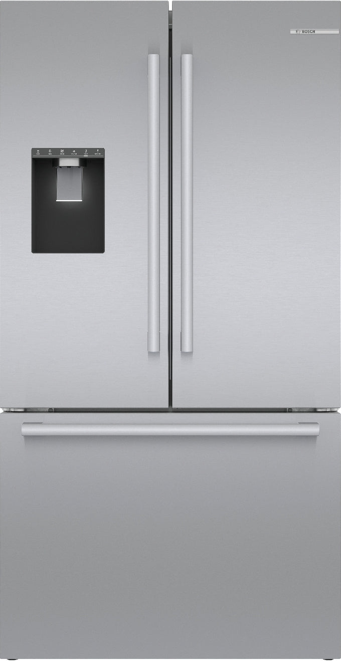 500 Series, French Door Bottom Mount Refrigerator, 36'', Stainless steel (with anti-fingerprint)
