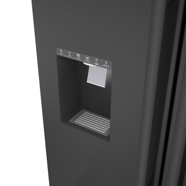 500 Series, French Door Bottom Mount Refrigerator, 36'', Stainless steel (with anti-fingerprint), Black Stainless Steel