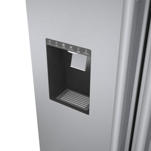 500 Series, French Door Bottom Mount Refrigerator, 36'', Stainless steel (with anti-fingerprint)