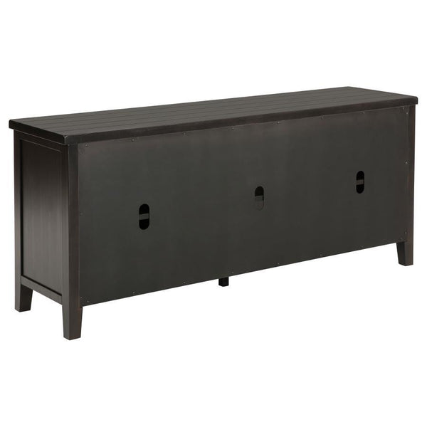Concord - 2-Door TV Stand Console - Distressed Java