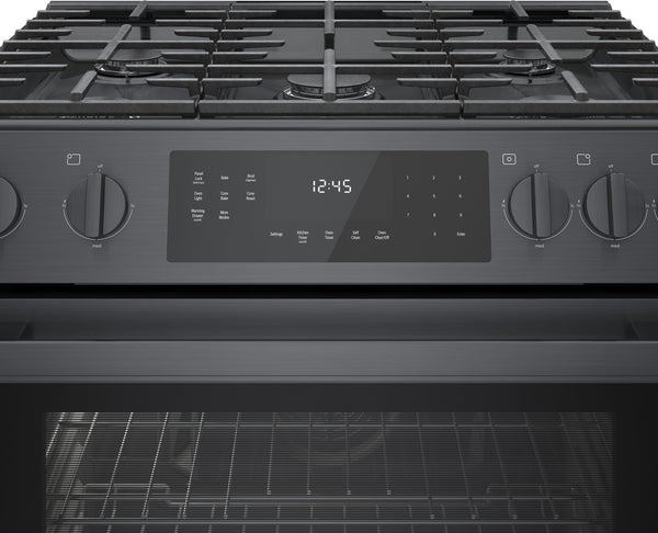 800 Series, Gas Slide-in Range, 30'', Black