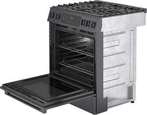 800 Series, Gas Slide-in Range, 30'', Black