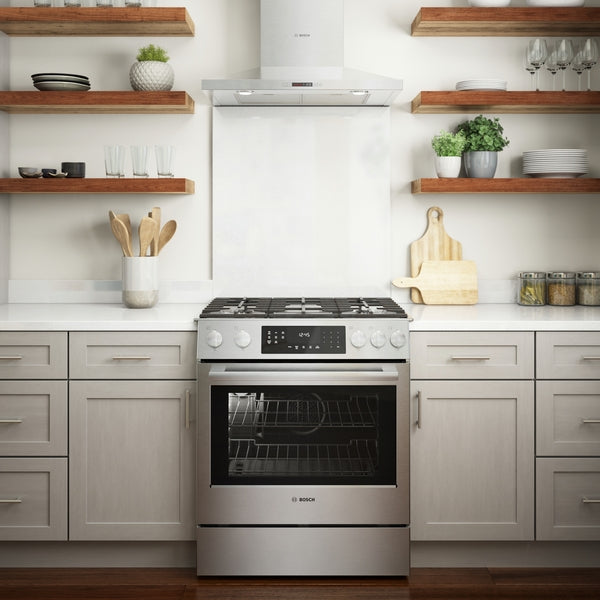 800 Series, Gas Slide-in Range, 30'', Stainless Steel