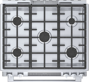 Benchmark®, Gas Slide-in Range, 30'', Stainless Steel