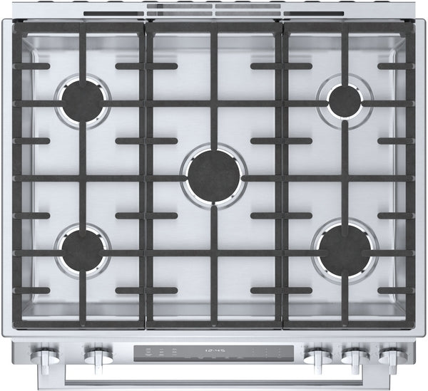 Benchmark®, Gas Slide-in Range, 30'', Stainless Steel