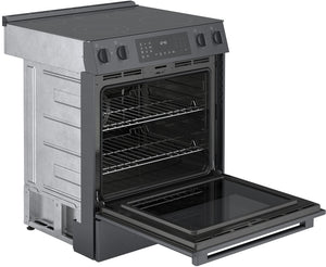 800 Series, Electric Slide-in Range, 30'', Black Stainless Steel