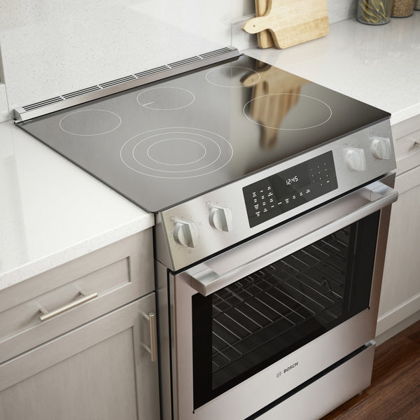 Benchmark®, Electric Slide-in Range, 30'', Stainless Steel