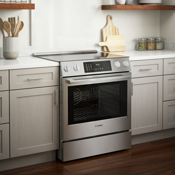 Benchmark®, Electric Slide-in Range, 30'', Stainless Steel