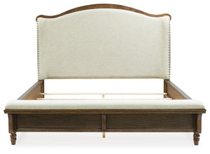 Sturlayne - Brown - Queen Upholstered Panel Bed